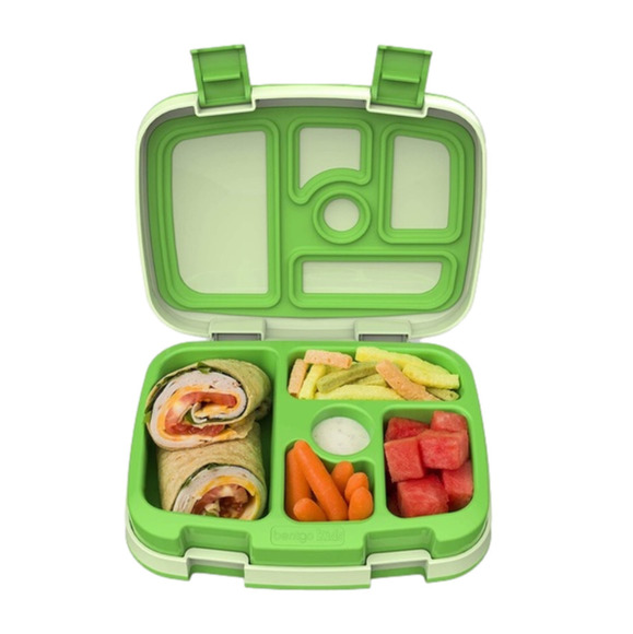 NWT Bentgo Kids Lunch Box Container Green - Picture 1 of 13